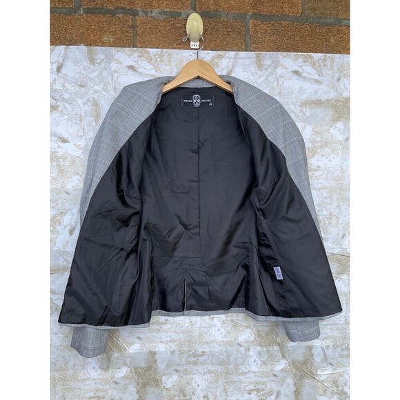 Hipchik Couture "Sweet But Psycho" Plaid Blazer - Women's Size 12 - One Button - Picture 7 of 10